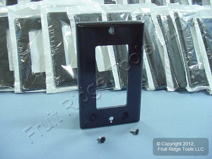 Leviton 80401 Brown 1-Gang Decora GFCI Plastic Standard Wallplate Covers 150pcs