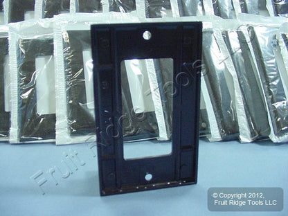 Leviton 80401 Brown 1-Gang Decora GFCI Plastic Standard Wallplate Covers 150pcs