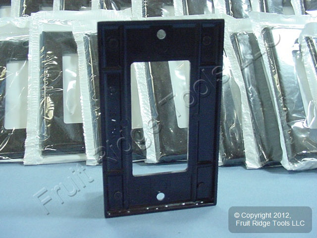 Leviton 80401 Brown 1-Gang Decora GFCI Plastic Standard Wallplate Covers 200pcs