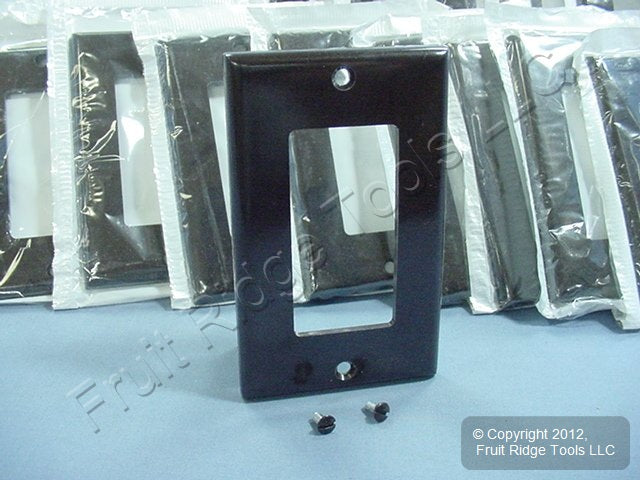 Leviton 80401 Brown Decora 1-Gang Gfci Thermoset Wallplate Plastic Covers 250pcs