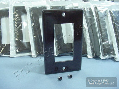 Leviton 80401 Brown Decora 1-Gang Gfci Thermoset Wallplate Plastic Covers 250pcs