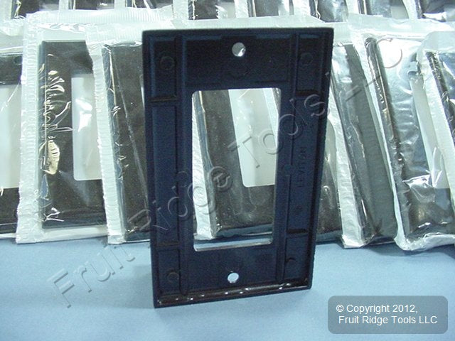 Leviton 80401 Brown Decora 1-Gang Gfci Thermoset Wallplate Plastic Covers 250pcs