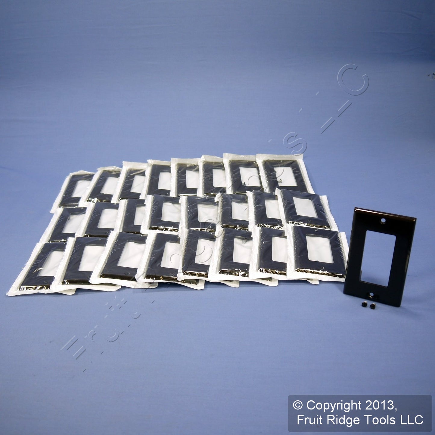 Leviton 80401 Brown 1-Gang Decora GFCI Plastic Standard Wallplate Covers 25pcs