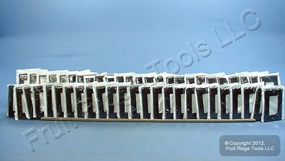 Leviton 80401 Brown 1-Gang Decora GFCI Plastic Standard Wallplate Covers 50pcs
