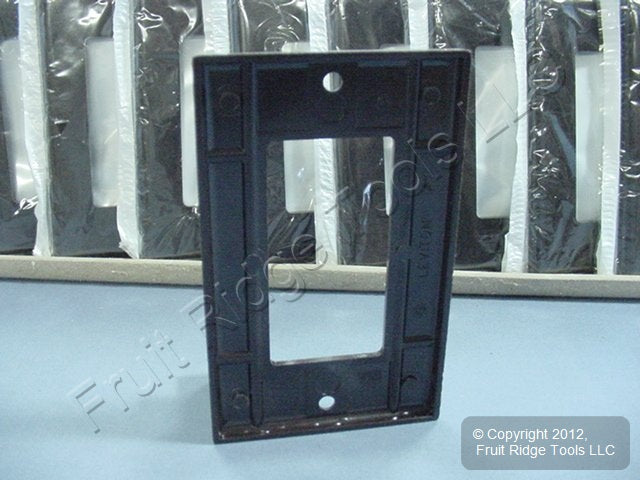 Leviton 80401 Brown 1-Gang Decora GFCI Plastic Standard Wallplate Covers 50pcs