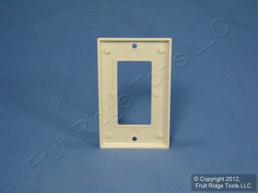 Leviton 80401-A Almond 1-Gang Decora Plastic Standard Wallplate Cover 10-pack