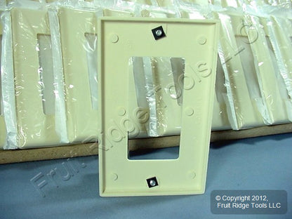 Leviton 80401-A Almond 1-Gang Decora Gfci Cover Thermoset Wallplates Gfi 200pcs
