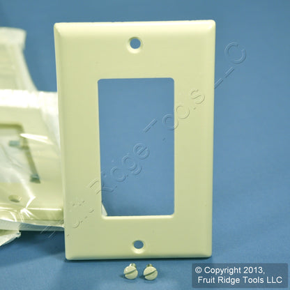 Leviton Almond Decora Gfi Gfci 1-Gang Wallplates Cover Faceplate 80401-A 25-Pack