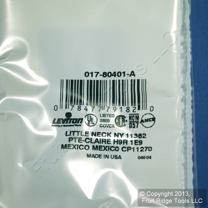 50 Leviton 1-Gang Almond Residential Decora Gfi Gfci Cover Wallplates 80401-A