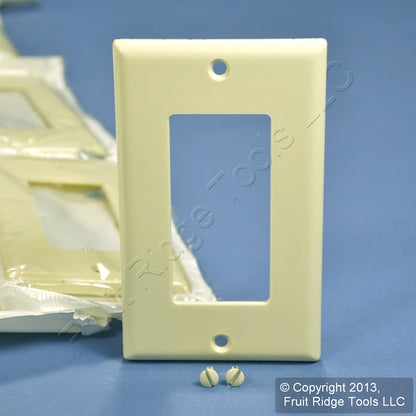 50 Leviton 1-Gang Almond Residential Decora Gfi Gfci Cover Wallplates 80401-A