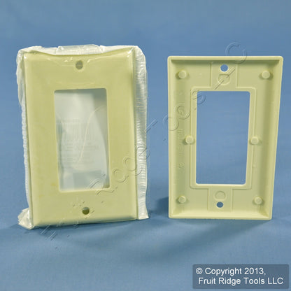 50 Leviton 1-Gang Almond Residential Decora Gfi Gfci Cover Wallplates 80401-A