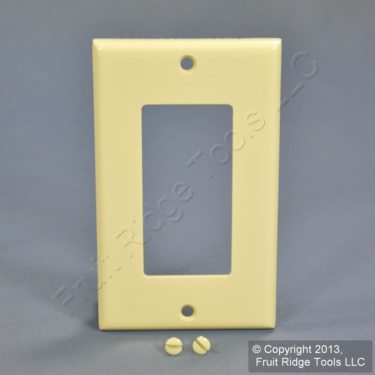 Leviton 80401-A Almond 1-Gang Decora GFCI GFI Plastic Standard Wallplate Cover