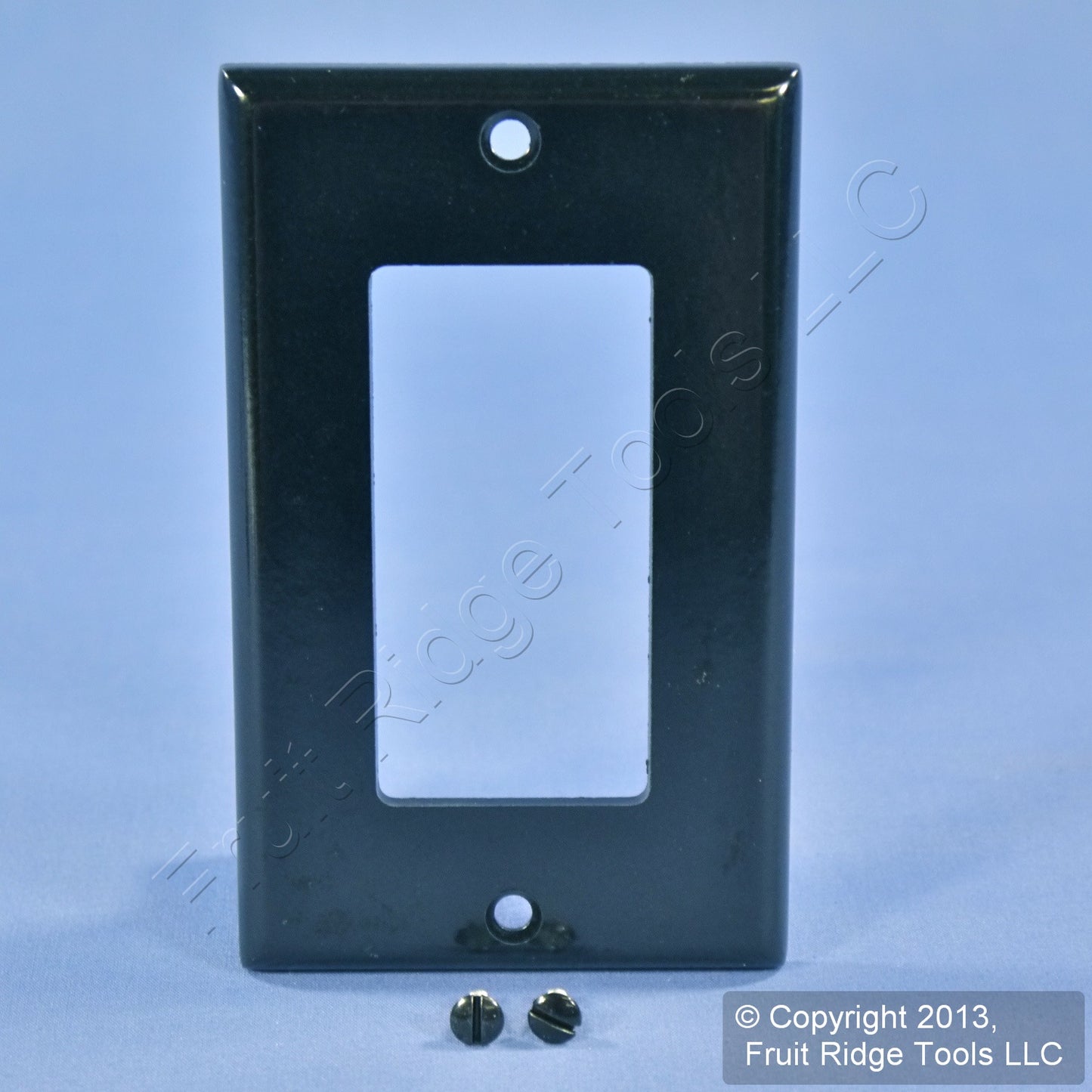 Leviton 80401-E Black 1-Gang Decora GFCI GFI Plastic Standard Wallplate Cover
