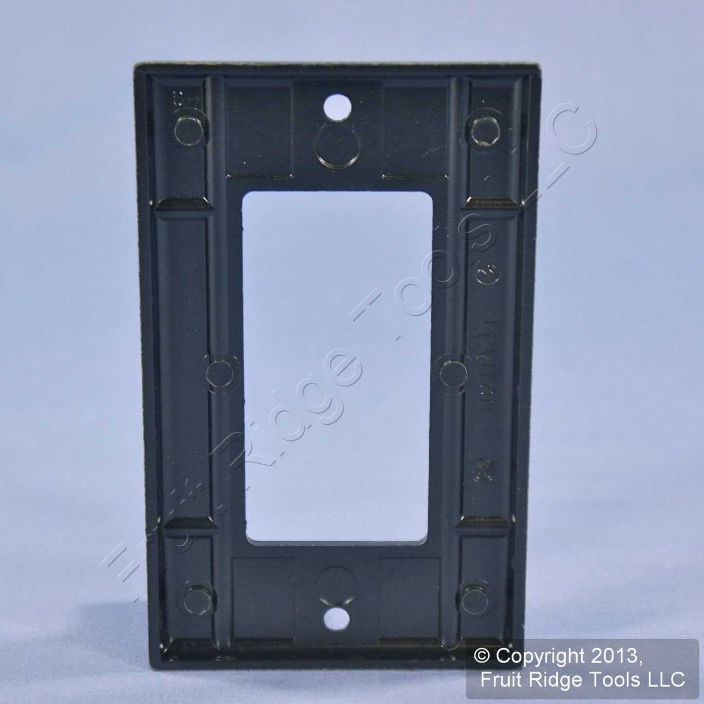 Leviton 80401-E Black 1-Gang Decora GFCI GFI Plastic Standard Wallplate Cover