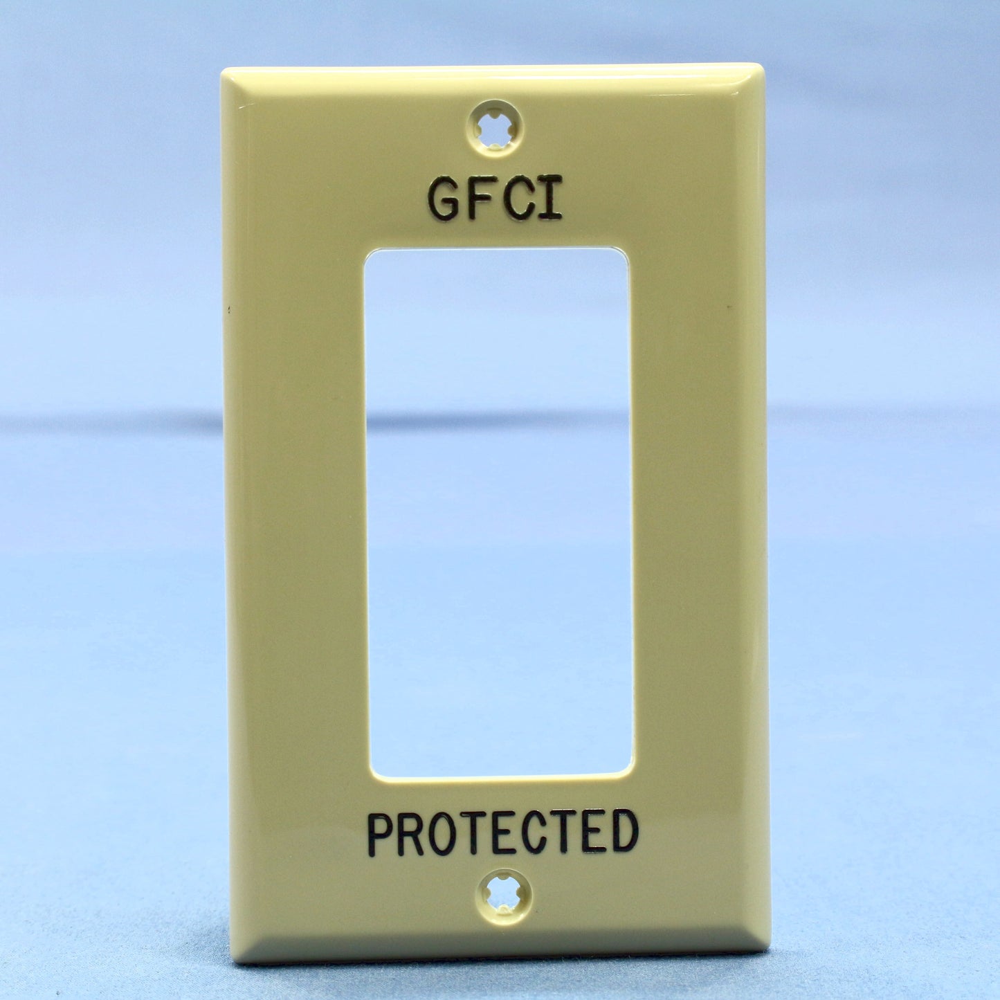 Leviton 80401-GFI Ivory 1-Gang Decora Unbreakable Nylon Wallplate Cover 20pcs