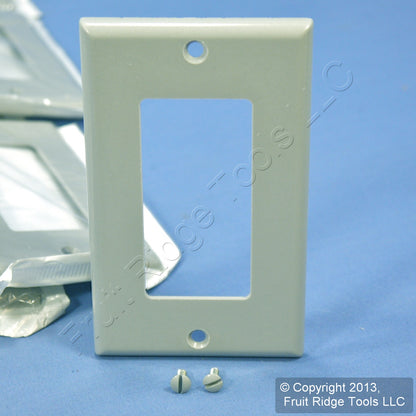 Leviton 80401-GY Gray 1-Gang Decora Gfci Gfi Cover Thermoset Wallplates 30-Pack