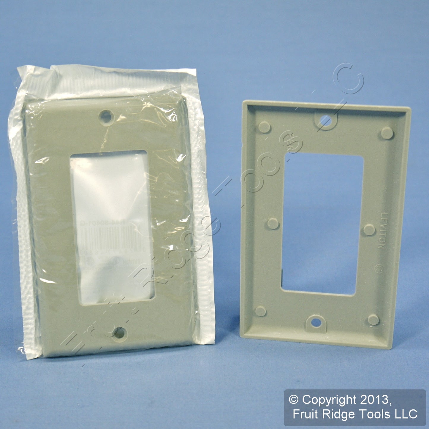 Leviton 80401-GY Gray 1-Gang Decora Gfci Gfi Cover Thermoset Wallplates 30-Pack