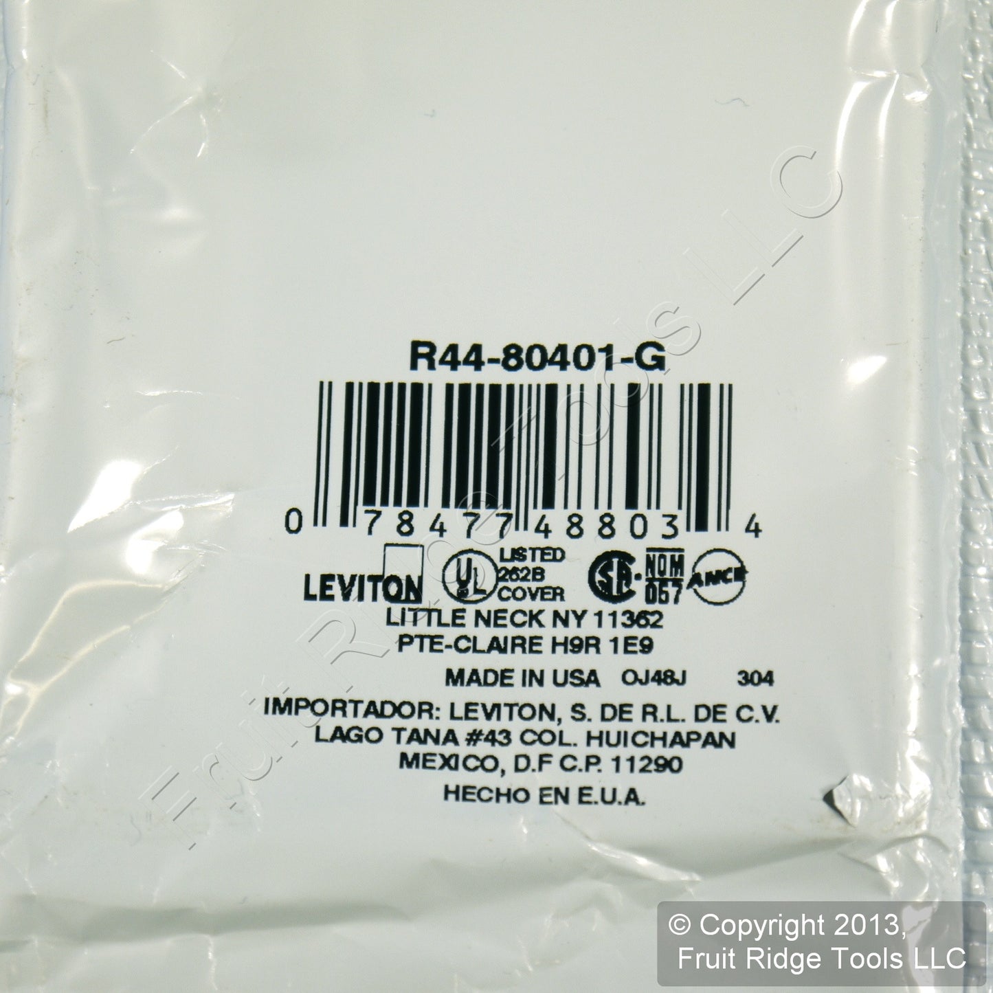 Leviton 80401-GY Gray 1-Gang Decora GFCI GFI Plastic Standard Wallplate Cover