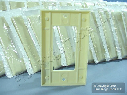 Leviton 80401-I Ivory 1-Gang Decora GFCI Plastic Standard Wallplate Covers 50pcs