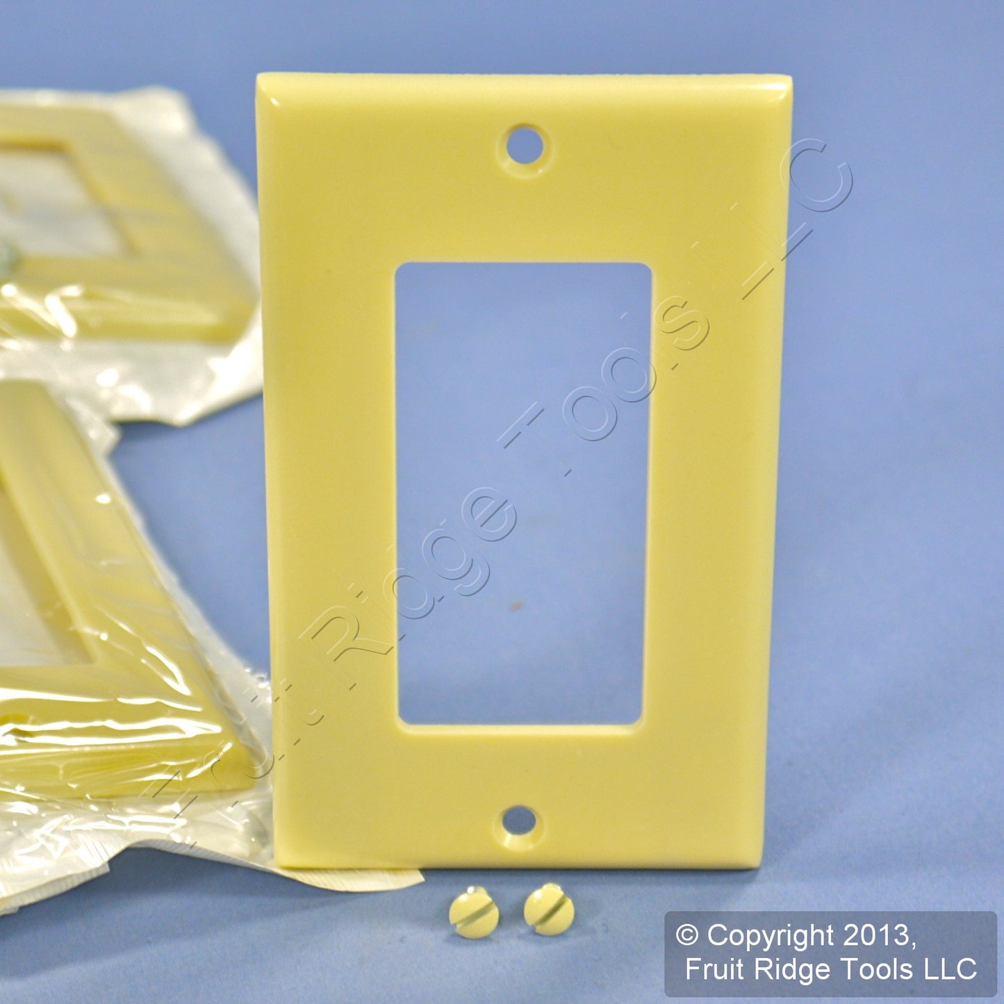 10 Ivory Leviton 1-Gang Decora Gfi Gfci Cover Wallplates Faceplate 80401-IMP
