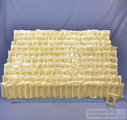 Leviton 80401-IMP Ivory 1-Gang Decora Plastic Standard Wallplate Cover 200-pack