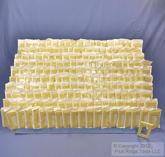 Leviton 80401-IMP Ivory 1-Gang Decora Plastic Standard Wallplate Cover 200-pack