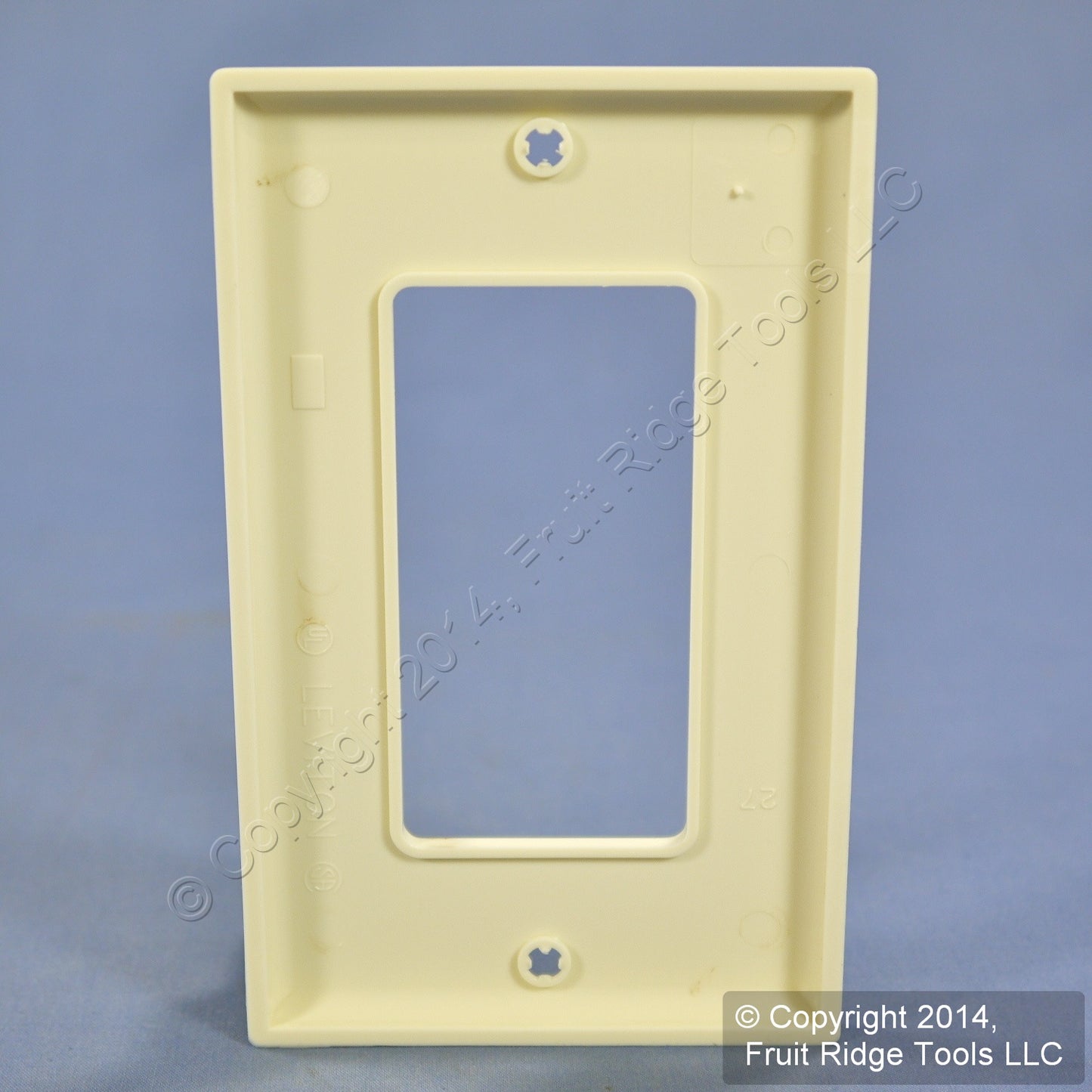 Leviton 80401-NA Almond 1-Gang Decora Unbreakable Nylon Standard Wallplate Cover