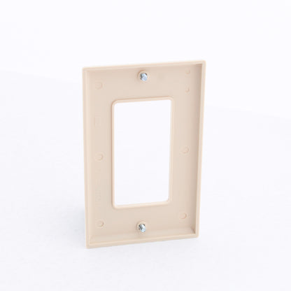 Leviton 80401-NI Ivory Decora Unbreakable Wallplates Nylon Covers GFCI 20-Pack
