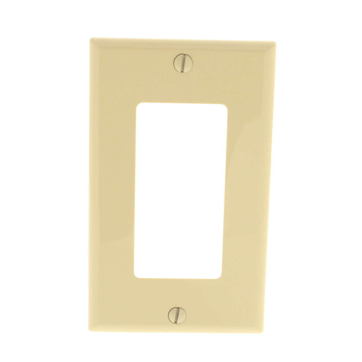 3 Leviton Ivory Decora Unbreakable Wallplates Nylon Covers GFCI GFI 80401-NI