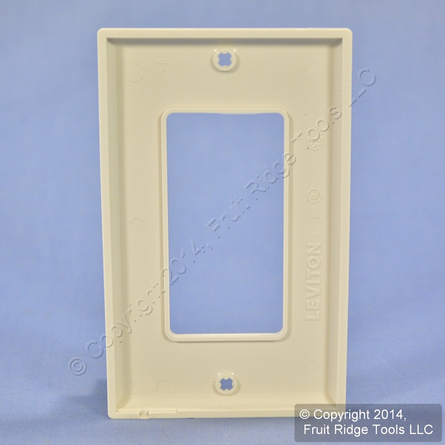 Leviton 80401-NT Light Almond 1-Gang Decora Unbreakable Nylon Wallplate Cover