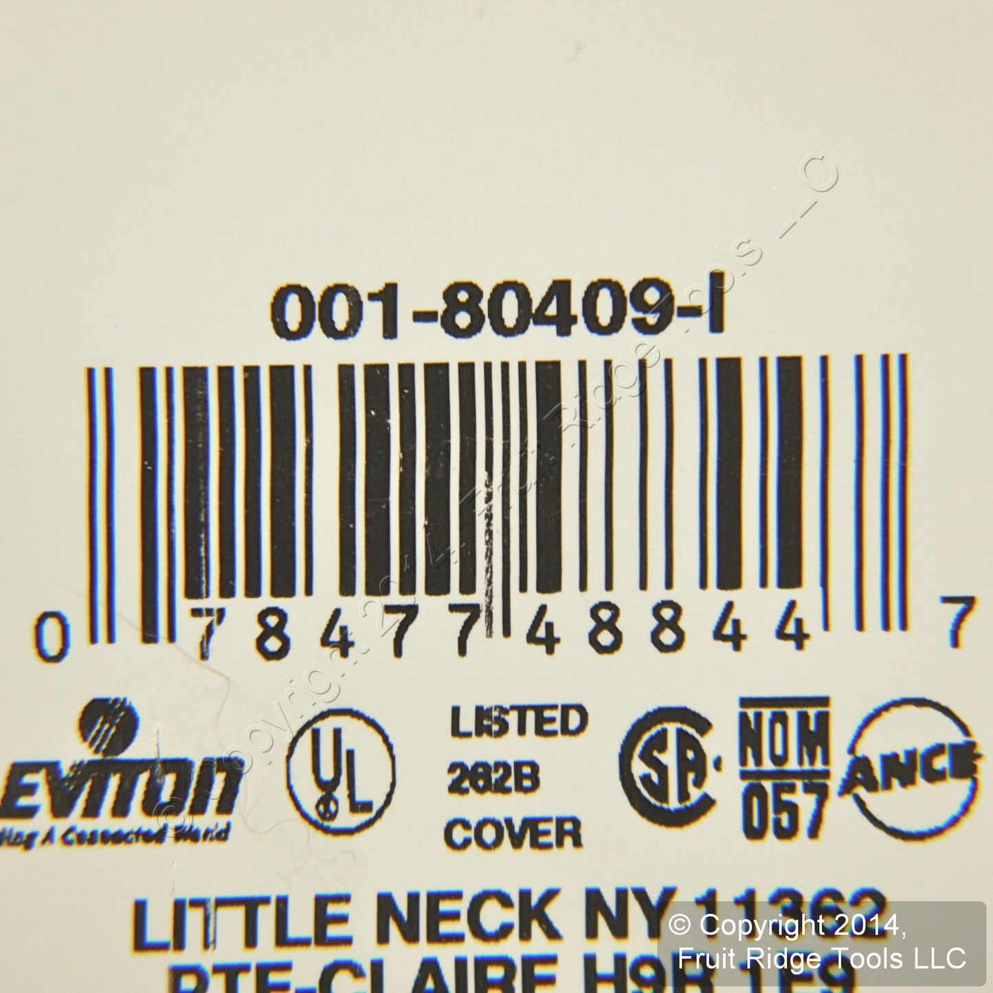 Leviton 80409-I Ivory 2-Gang Decora GFCI GFI Plastic Standard Wallplate Cover
