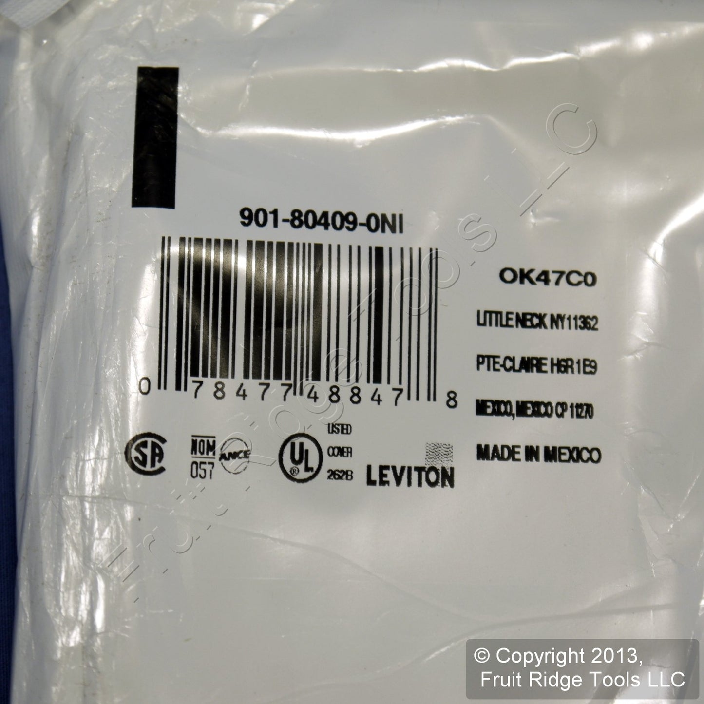 Leviton 80409-NI Ivory 2-Gang Decora Unbreakable Nylon Standard Wallplate Cover