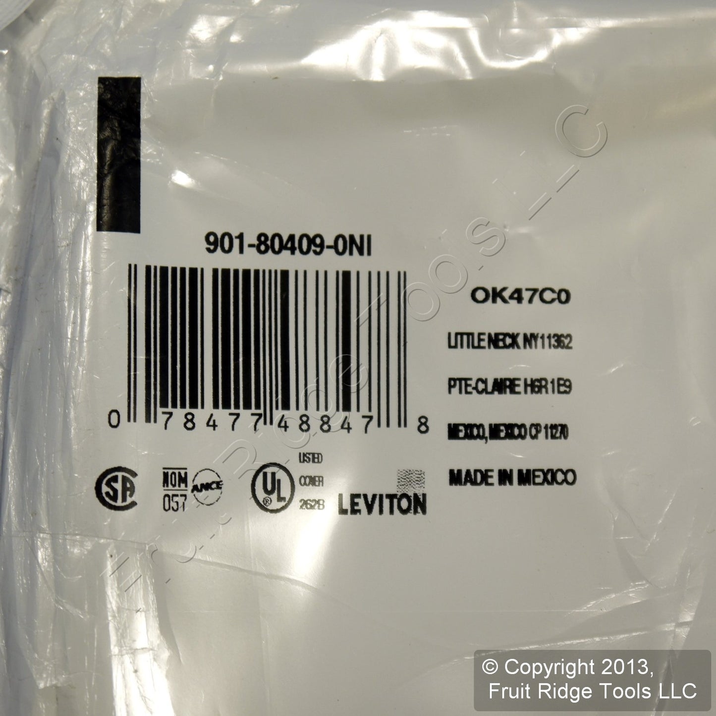 Leviton 80409-NI Ivory 2-Gang Decora GFCI Unbreakable Nylon Wallplate Cover 2pcs