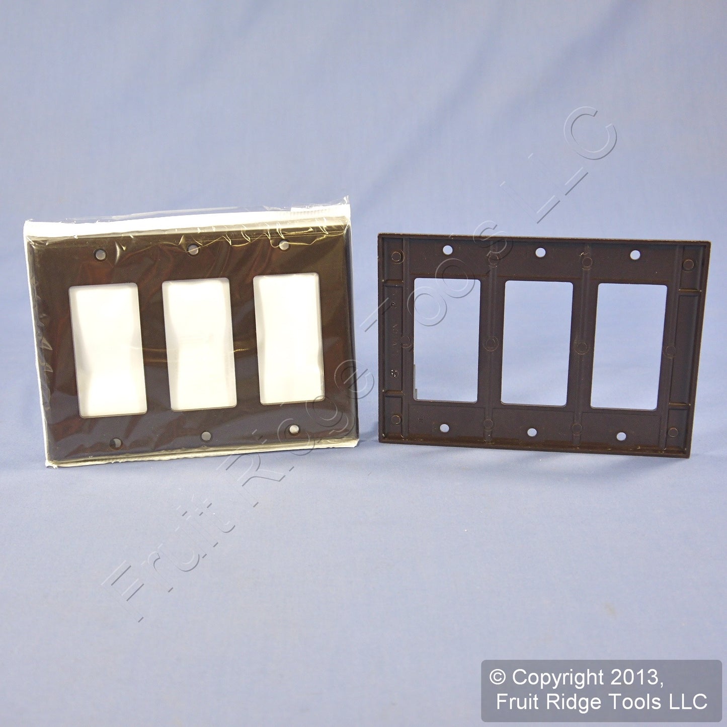 10 Leviton Residential Grade Brown Decora 3-Gang Wallplate Gfci Gfi Covers 80411