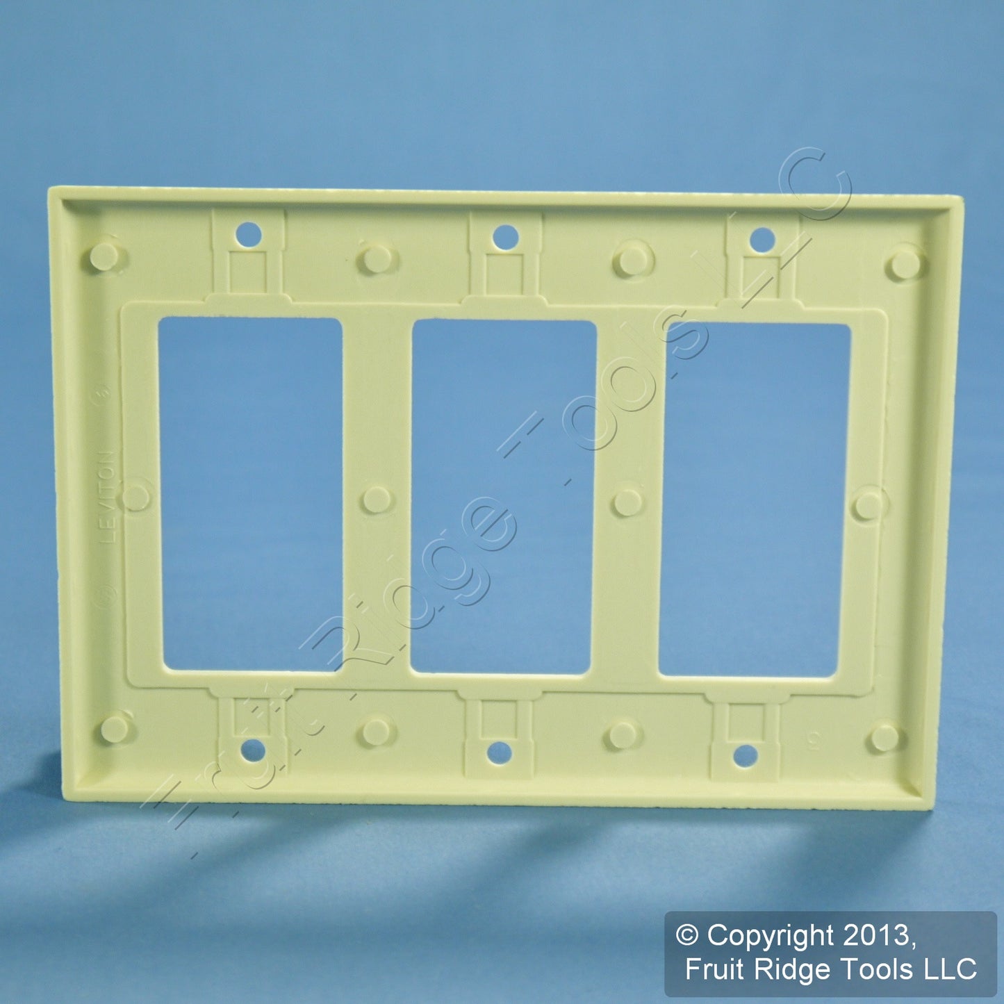 Leviton 80411-A Almond 3-Gang Decora Wallplate Gfci Gfi Thermoset Covers 15-Pack
