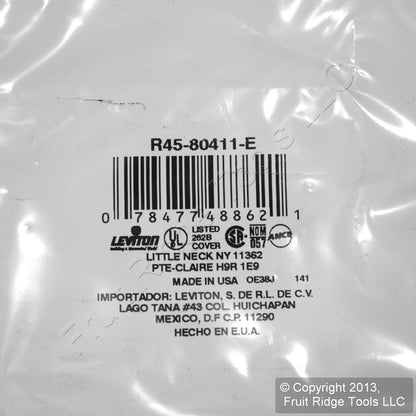 Leviton 80411-E Black 3-Gang Plastic Decora GFCI GFI Standard Wallplate Cover