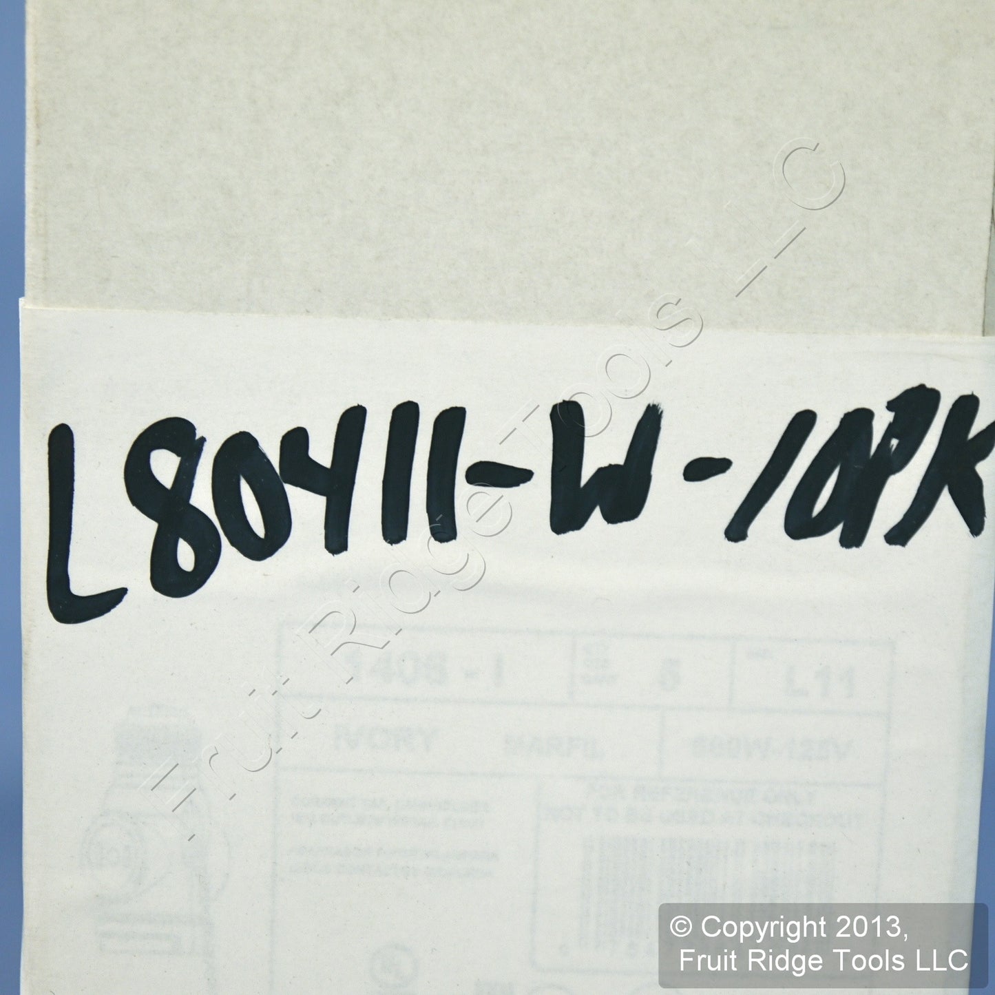 Leviton 80411-W White 3-Gang Plastic Decora GFCI Standard Wallplate Covers 10pcs