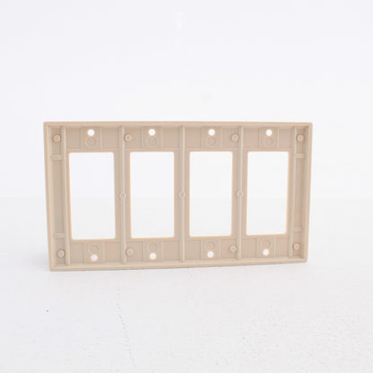 Leviton 80412-I Ivory Decora GFCI 4-Gang Wallplate Thermoset Covers 10-Pack