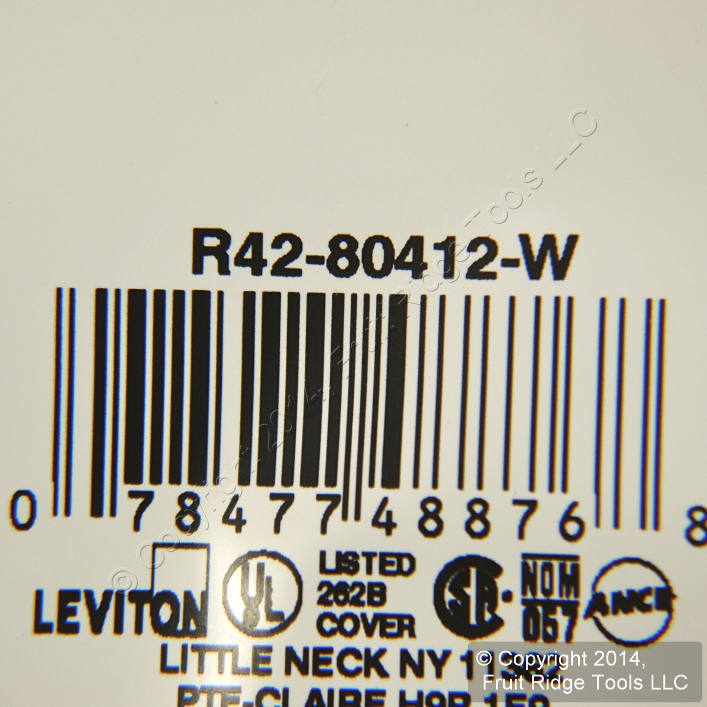 Leviton 80412-W White 4-Gang Residential Decora GFCI Wallplate Covers 50-pack
