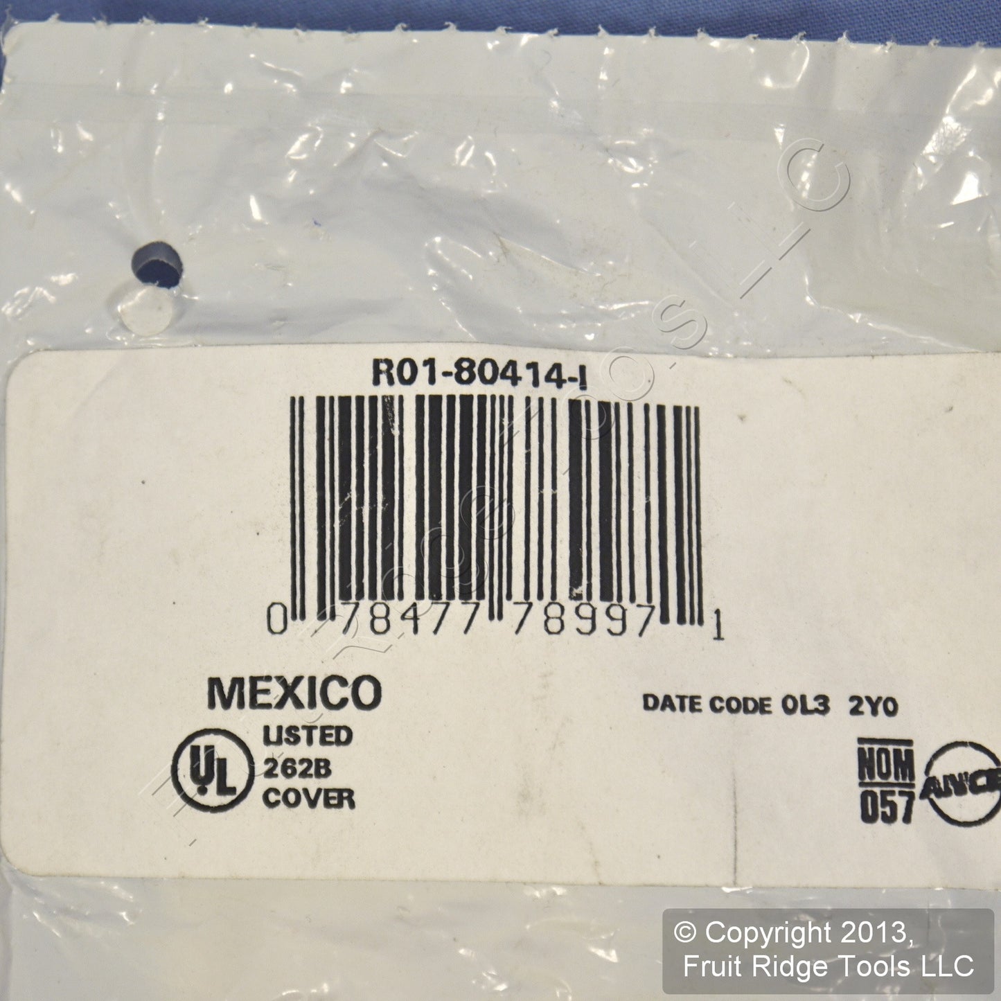 Leviton 80414-I Ivory 1-Gang Decora GFCI GFI Plastic Standard Wallplate Cover