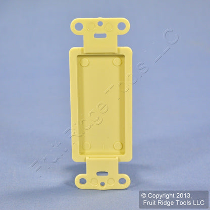 Leviton 80414-I Ivory 1-Gang Decora GFCI GFI Plastic Standard Wallplate Cover