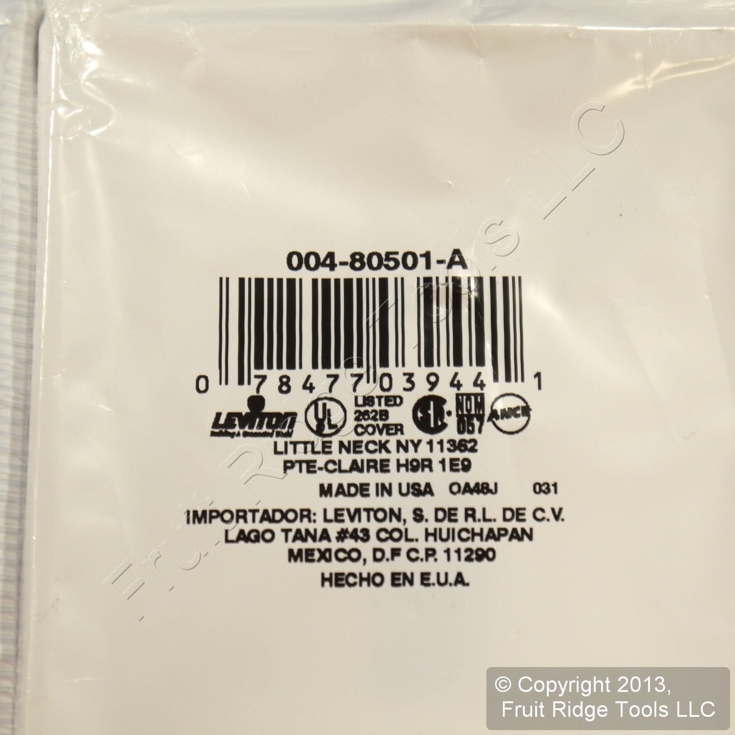 Leviton 80501-A Almond 1-Gang Toggle Switch Plastic Midway Wallplate Cover Plate