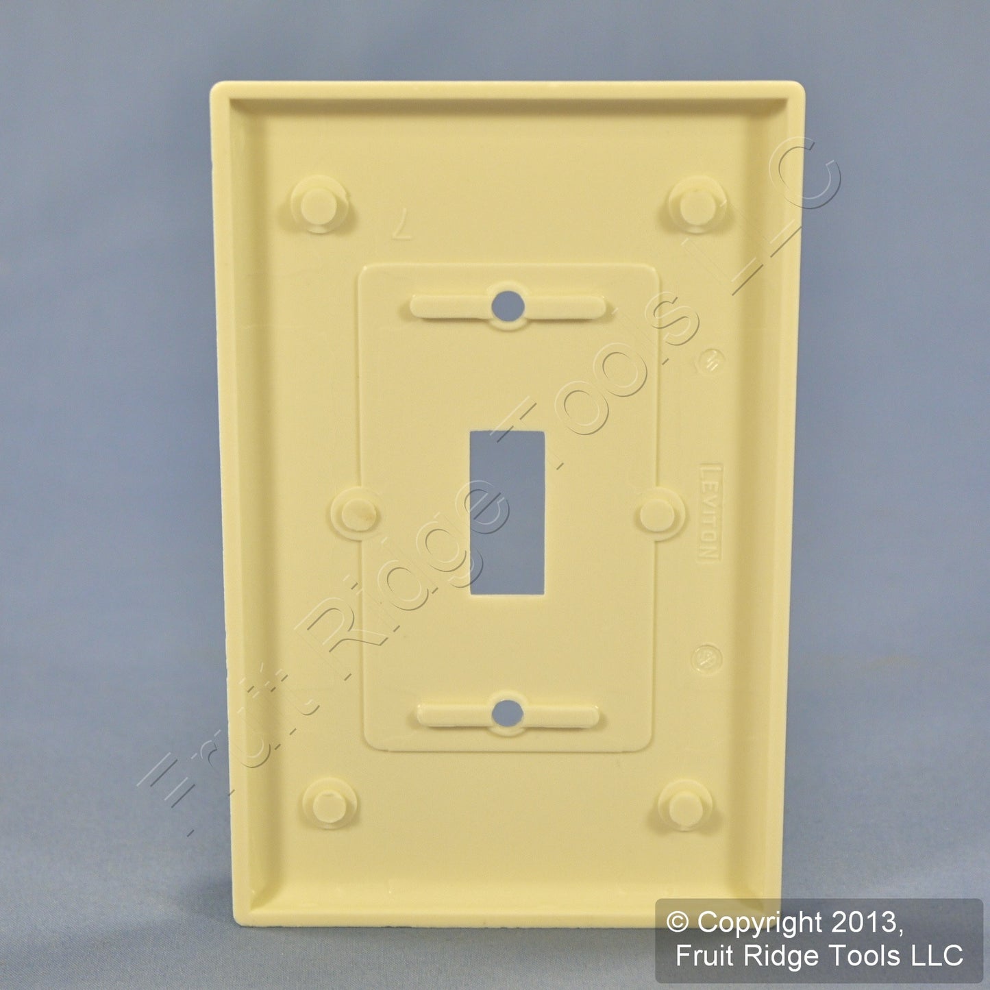 Leviton 80501-A Almond 1-Gang Toggle Switch Plastic Midway Wallplate Cover Plate