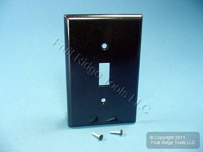 Leviton 80501 Brown Midway 1-Gang Toggle Switch Plastic Wallplate Cover Plate