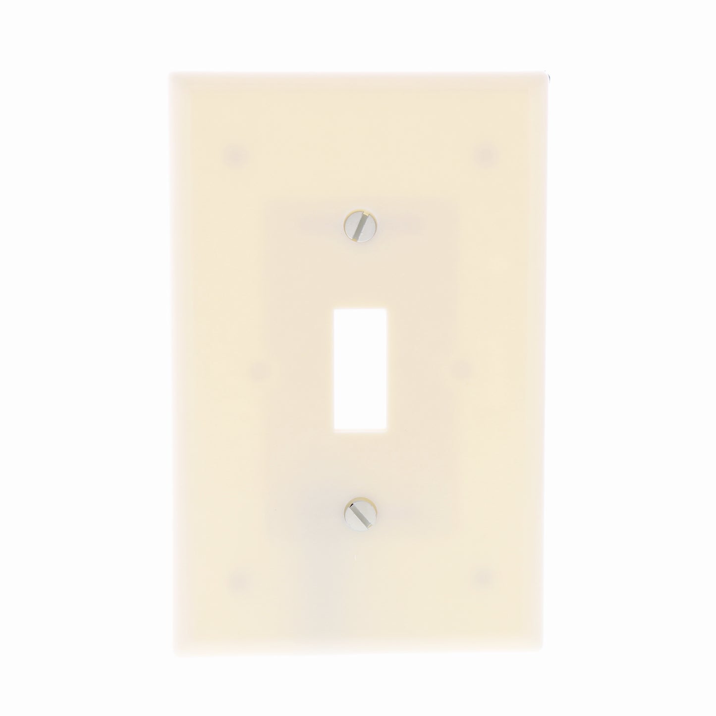 Leviton 80501-I Ivory 1-Gang Toggle Switch Plastic Midway Wallplate Cover Plate