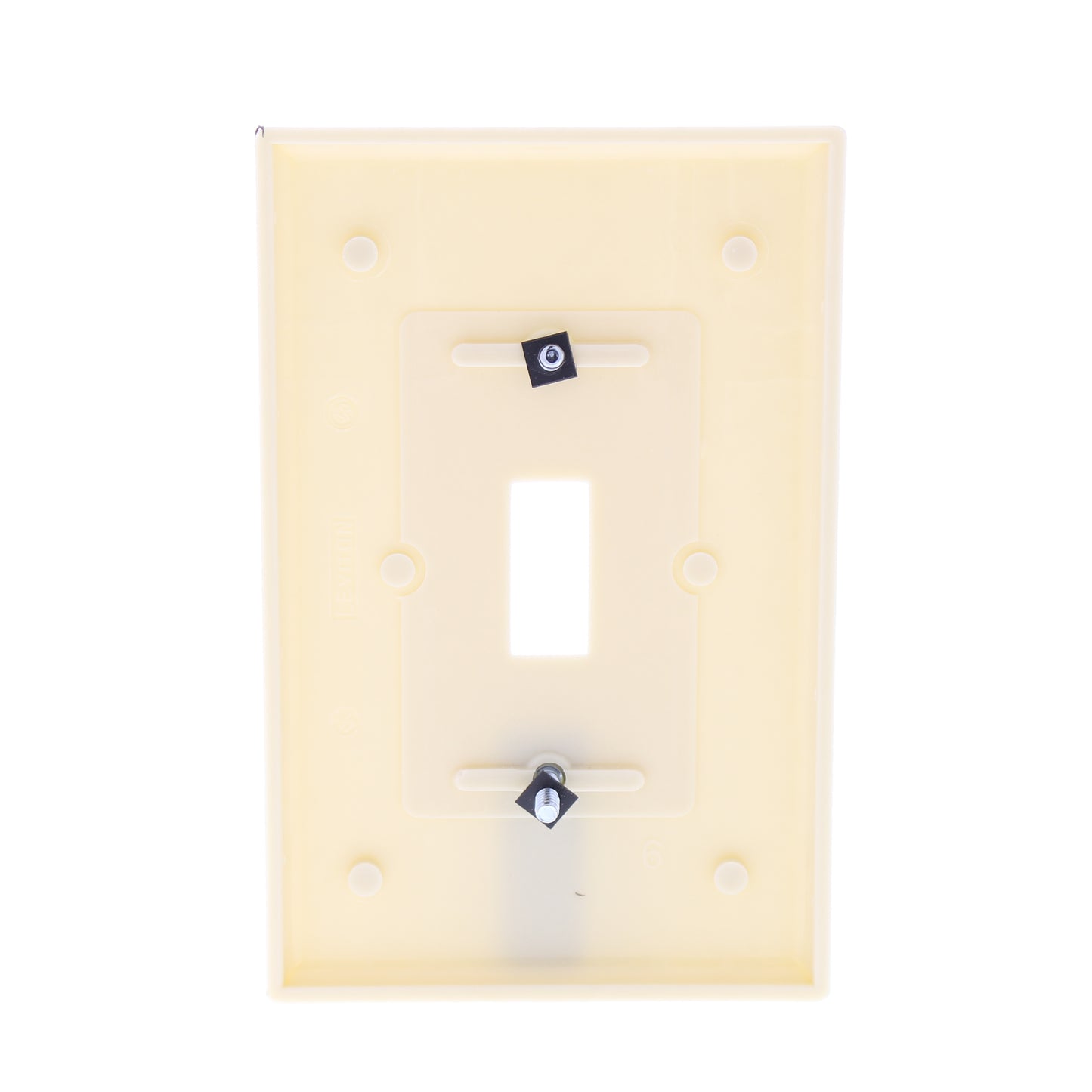 Leviton 80501-I Ivory 1-Gang Toggle Switch Plastic Midway Wallplate Covers 10pcs
