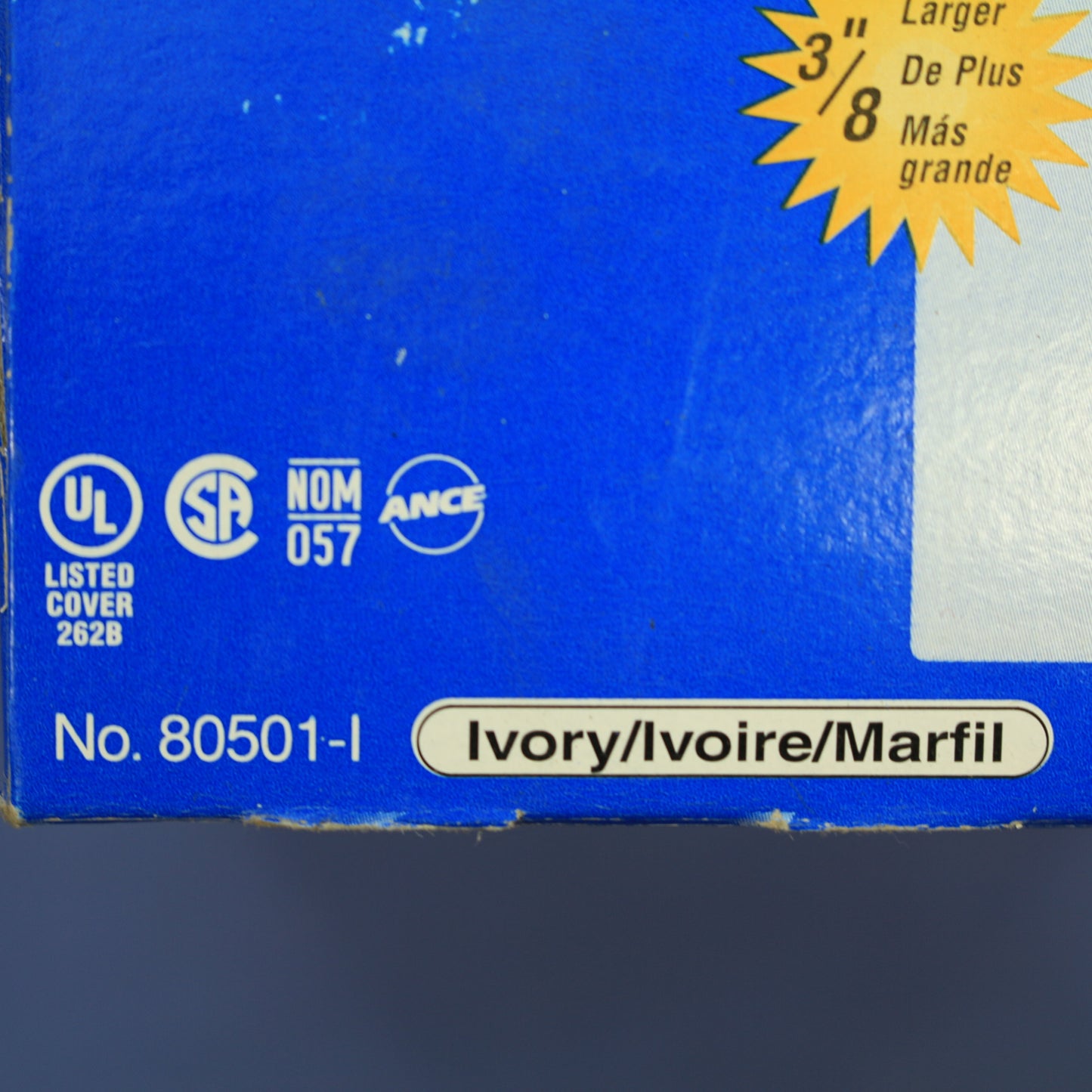 Leviton 80501-I Ivory 1-Gang Toggle Switch Plastic Midway Wallplate Covers 10pcs