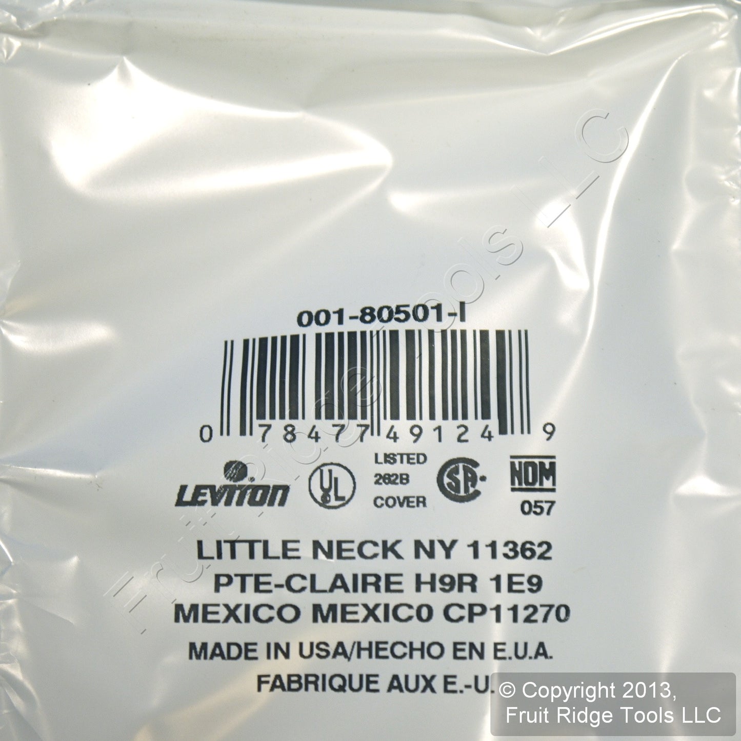 Leviton 80501-I Ivory 1-Gang Toggle Switch Plastic Midway Wallplate Covers 25pcs