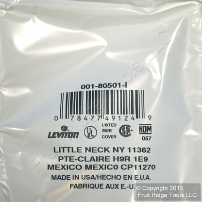 Leviton 80501-I Ivory 1-Gang Toggle Switch Plastic Midway Wallplate Covers 25pcs