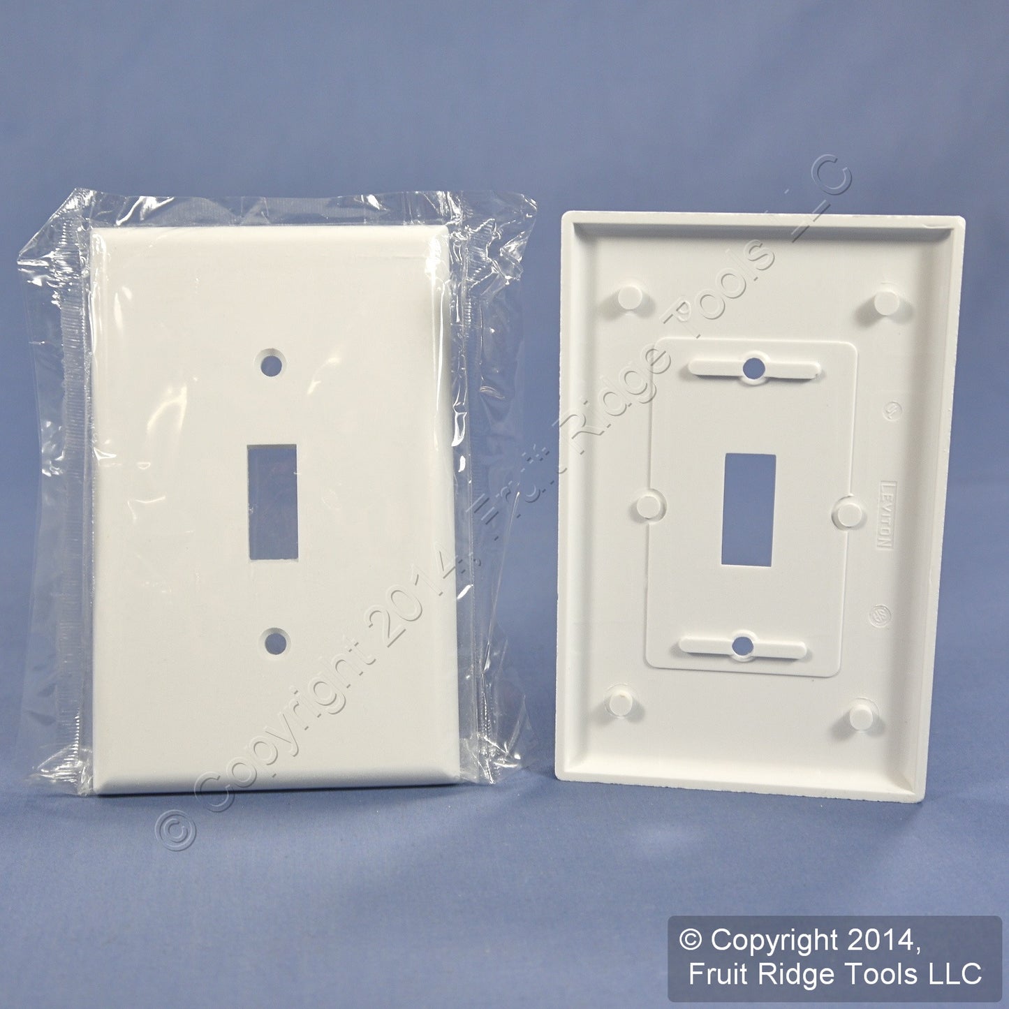 10 Leviton White Midway Toggle Switch Cover Wallplate 1Gang Switchplates 80501-W